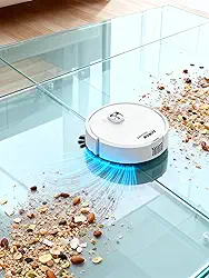 Robô fino aspirador de pó silencioso para pequenos apartamentos e dormitórios