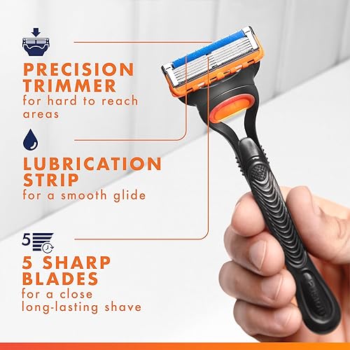 Miniatura 2 de Gillette Fusion5 - Recambios de cuchilla de afeitar para hombre, 10 unidades + repuestos de cuchilla de afeitar Fusion5 ProGlide, 2