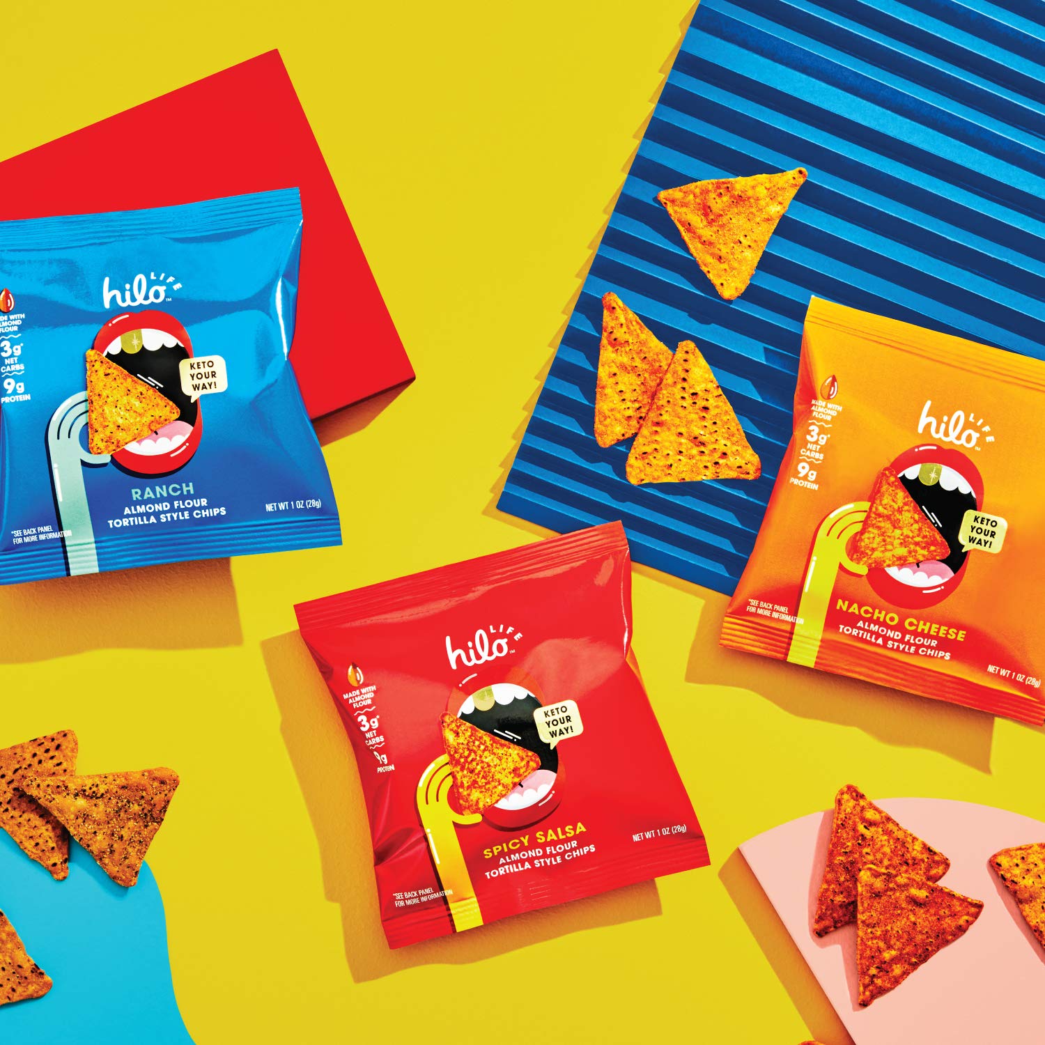 Buy Hilo Life, Low Carb Keto Friendly Tortilla Chip Snack Bags Nacho