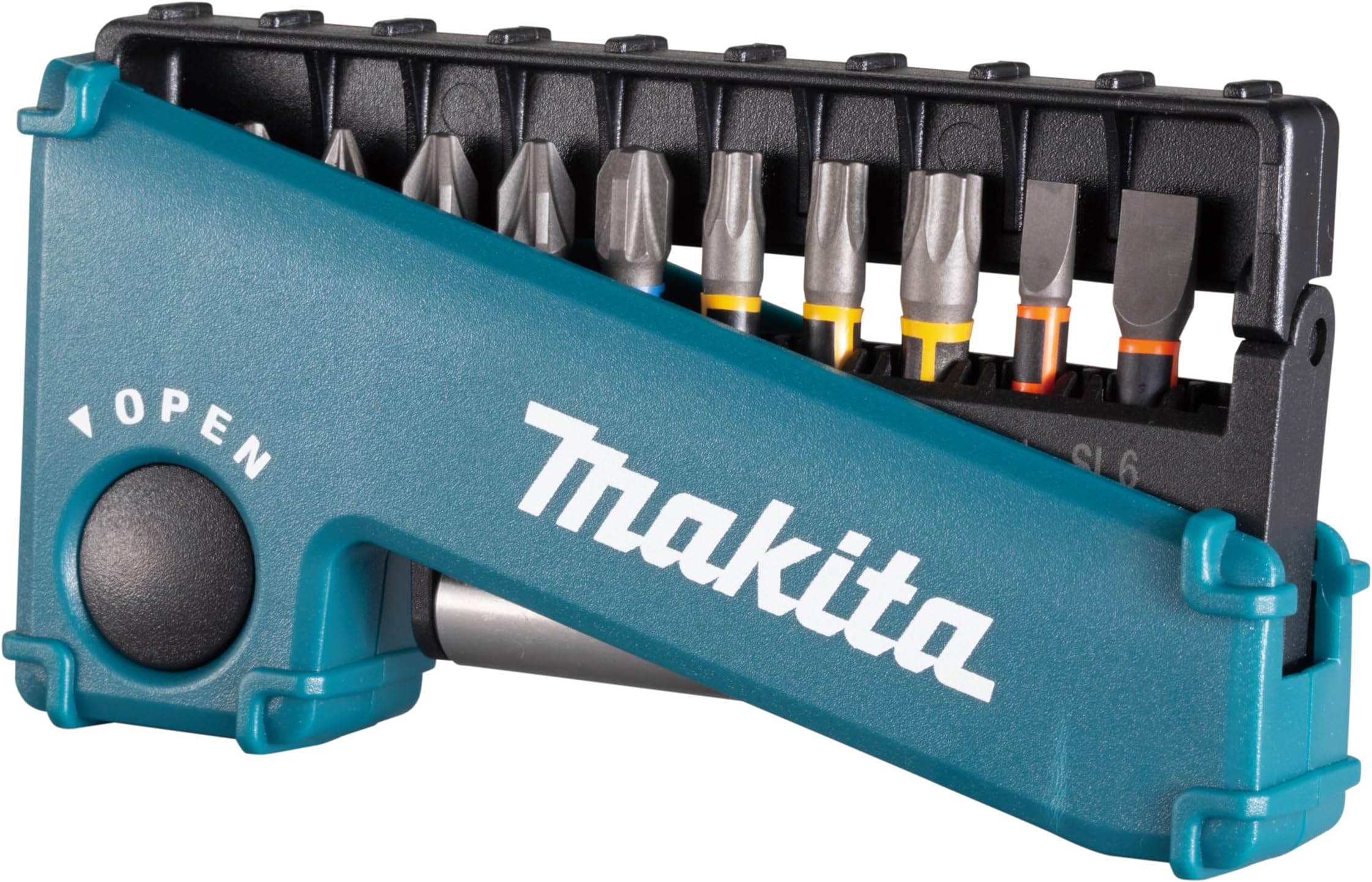 Makita P79158 Screwdriver Bit Set (39 Pieces),Blue, 12.6 x 10.6 x 4.2