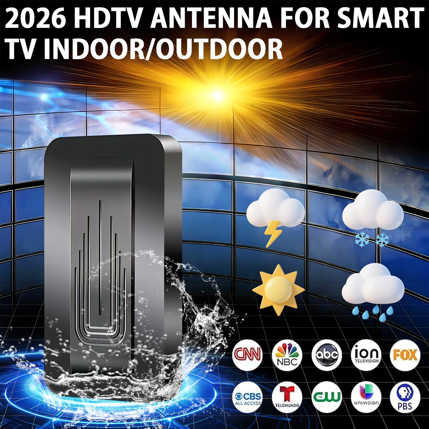 Antena de TV interior para Smart TV (V023)