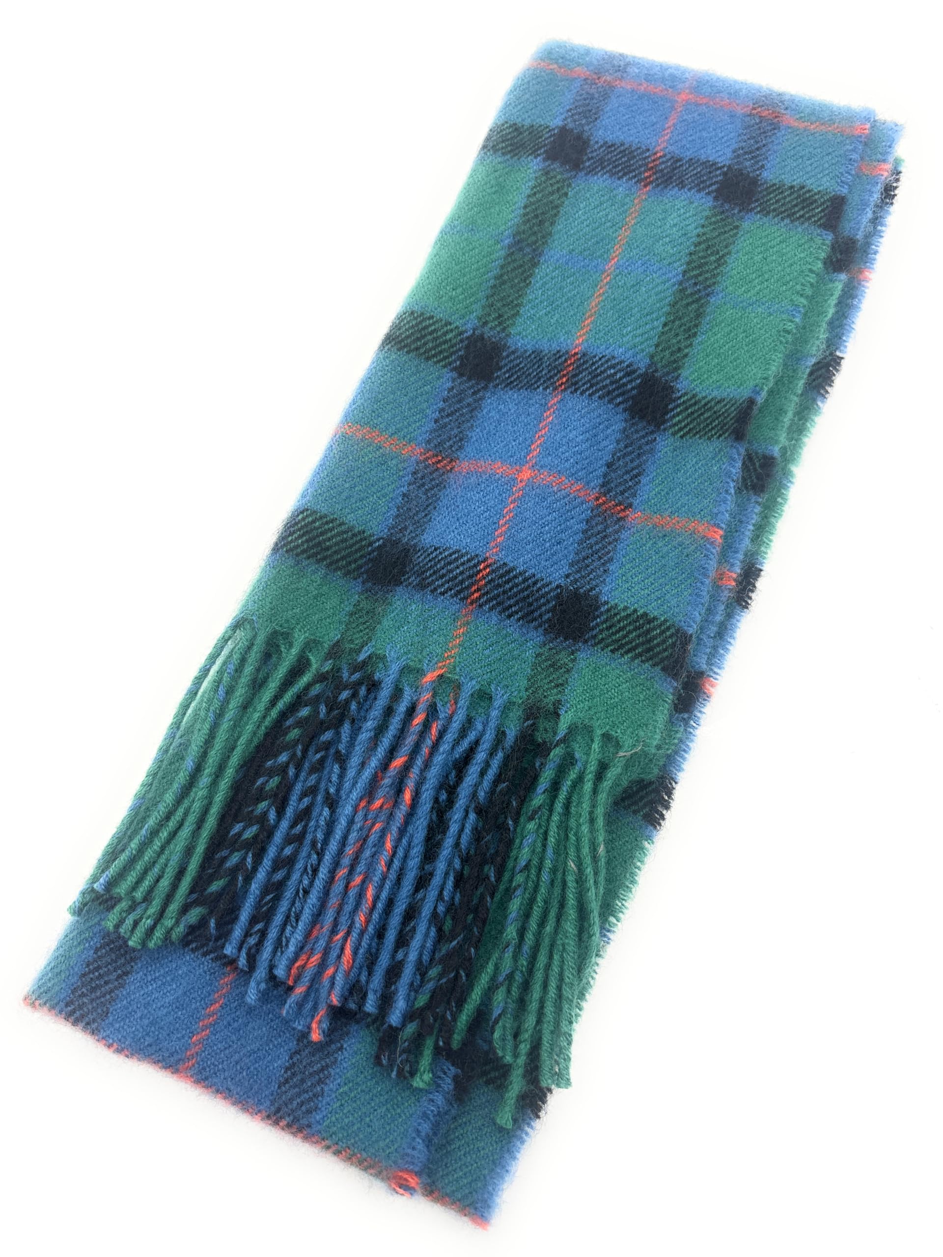 Scottish Essence Unisex Flower Of Scotland Scottish Lambswool Tartan Scarf, Made In Scotland (Flower Of Scotland)