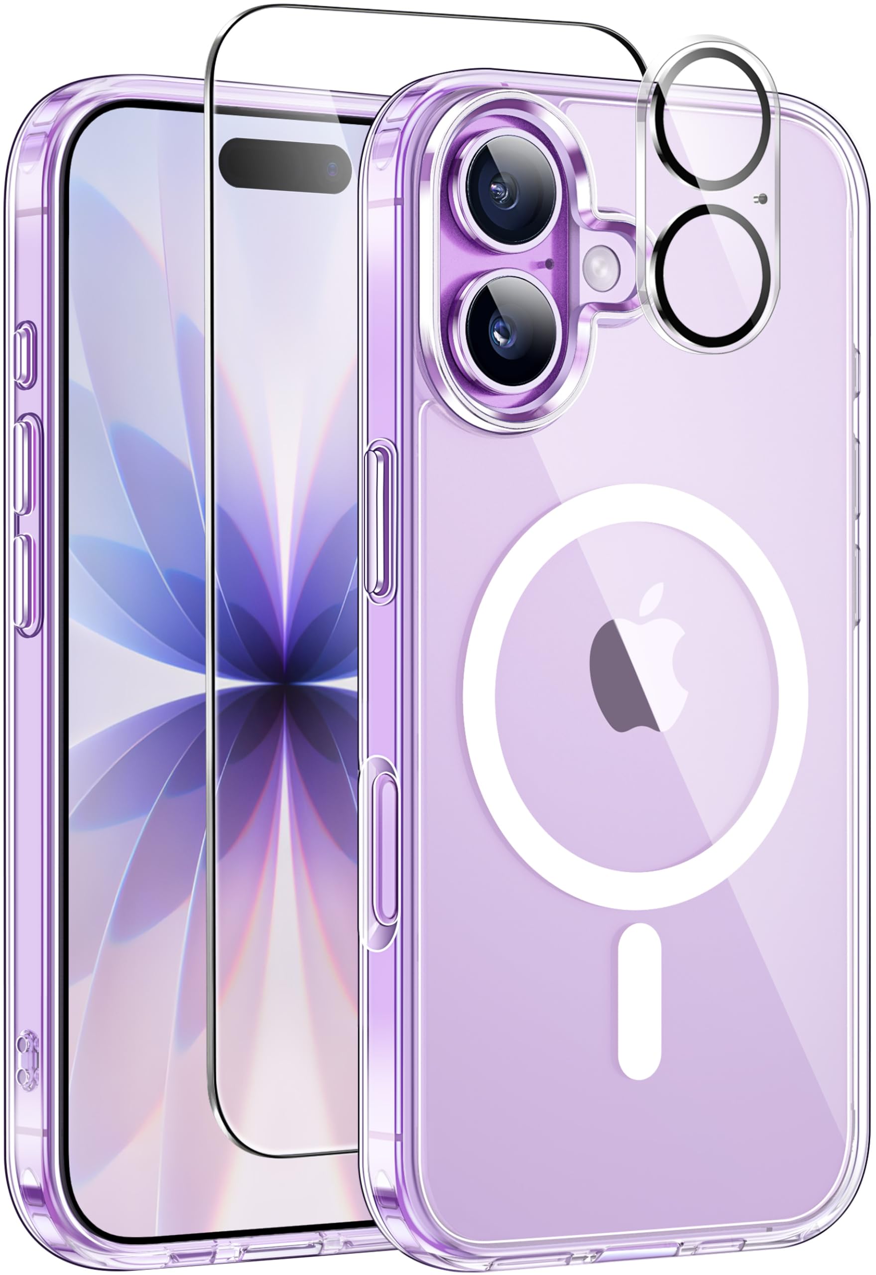 ivencase Magnetisch Hülle für iPhone 17, Klar