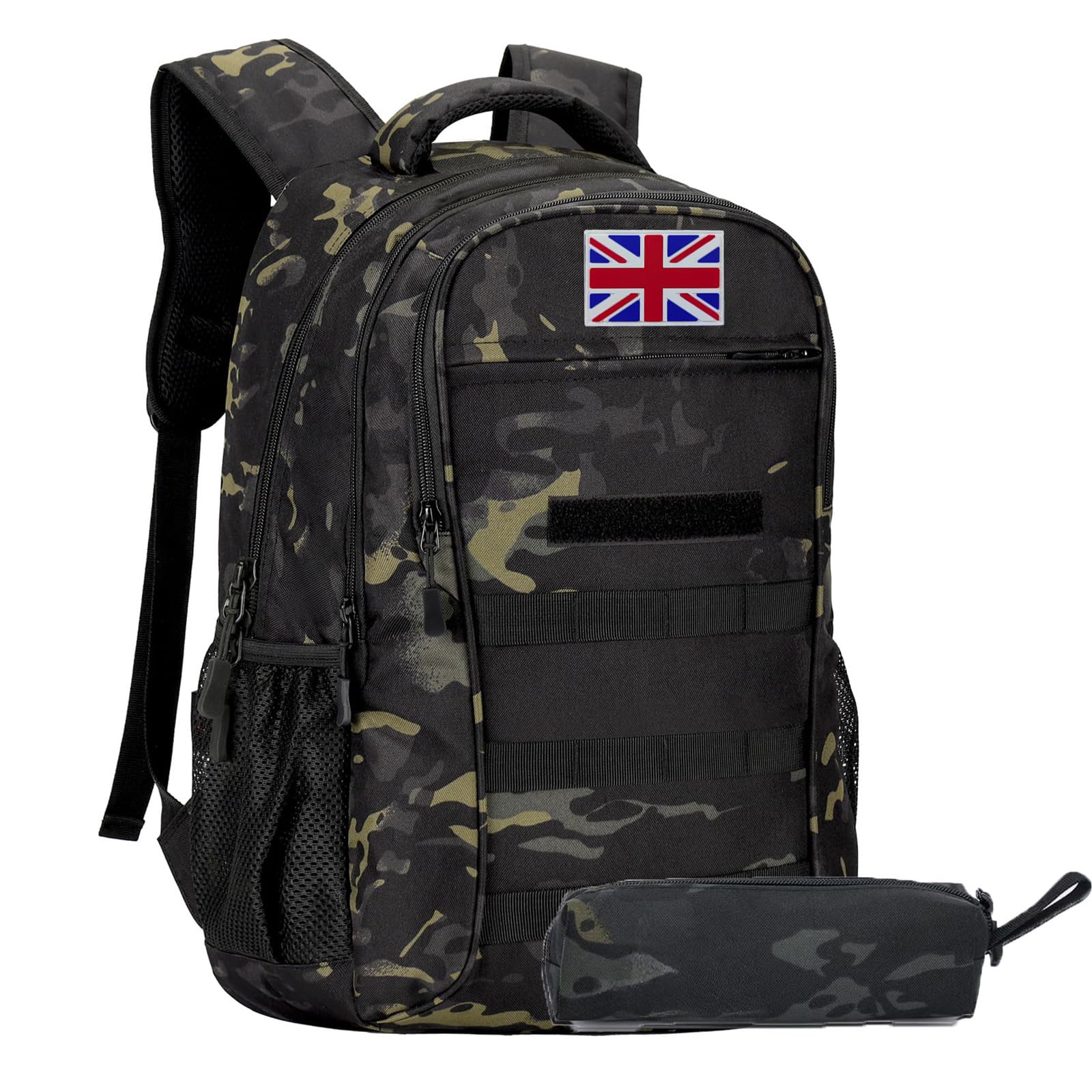 gulimirror Camo Backpack for Boys School Kids Military Tactical Rucksack