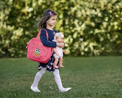 Miniatura 6 de Bolsa de pañales para muñecas y portabebés para niños.