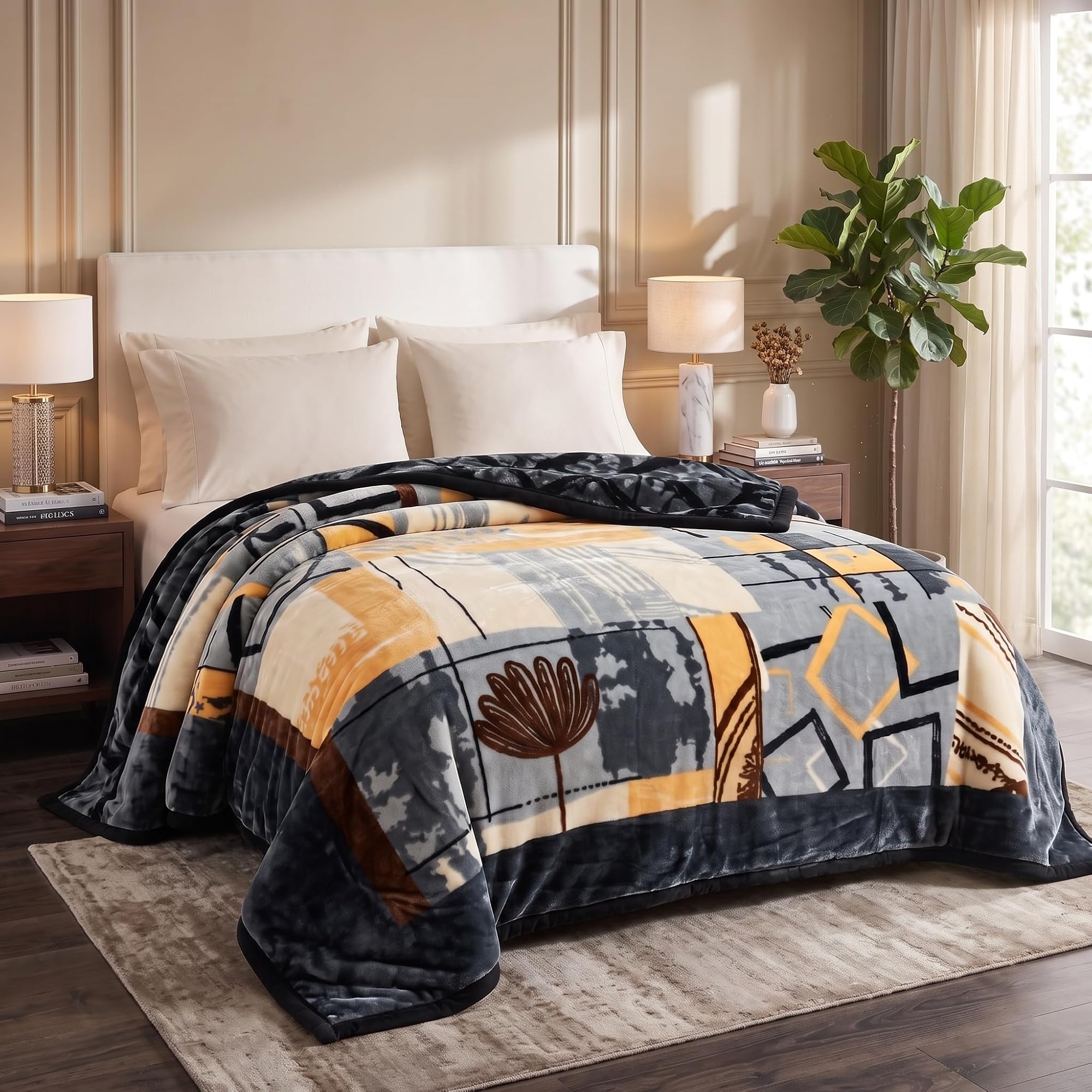 280 GSM Micromink Blanket, Premium Soft Warm Cozy Blanket