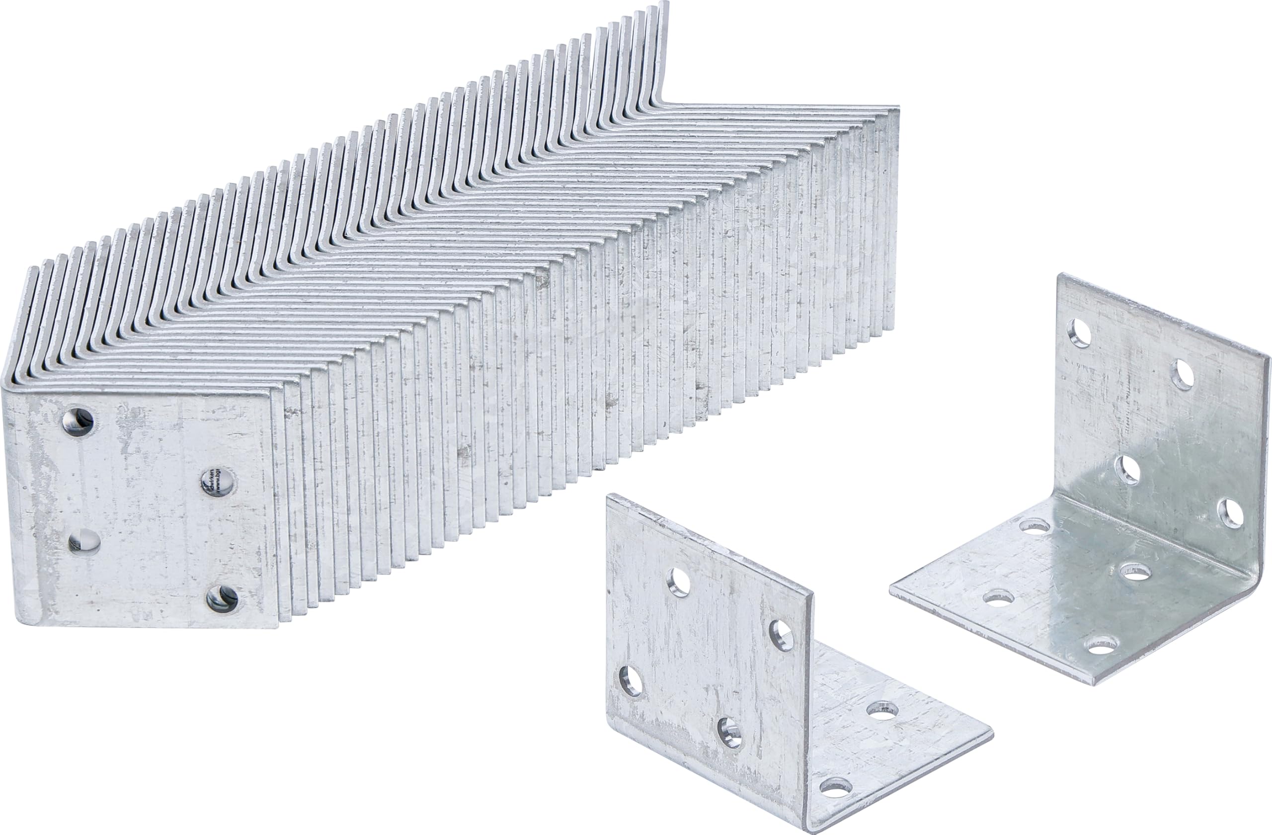 BGS 80934-50 Angle Joint 40x40x40x2mm Galvanized 50 Pcs