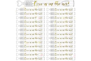 60 Pcs Heart Bubble Wands for Weddings and Celebrations