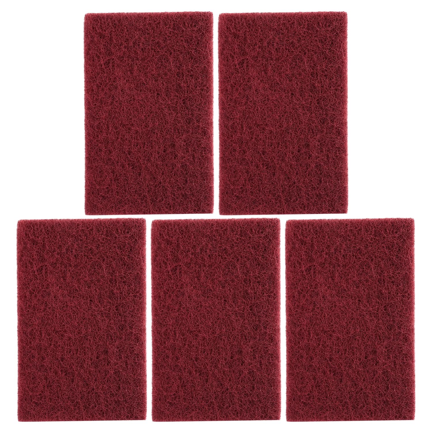 Bojueshaw 5pcs Dish Scrubber Pads,Scouring Pad Scotched Abrasive,Heavy Duty Scouring Pads,Cleaning Scouring Pads for Kitchen,Dishes,Bathroom,Household