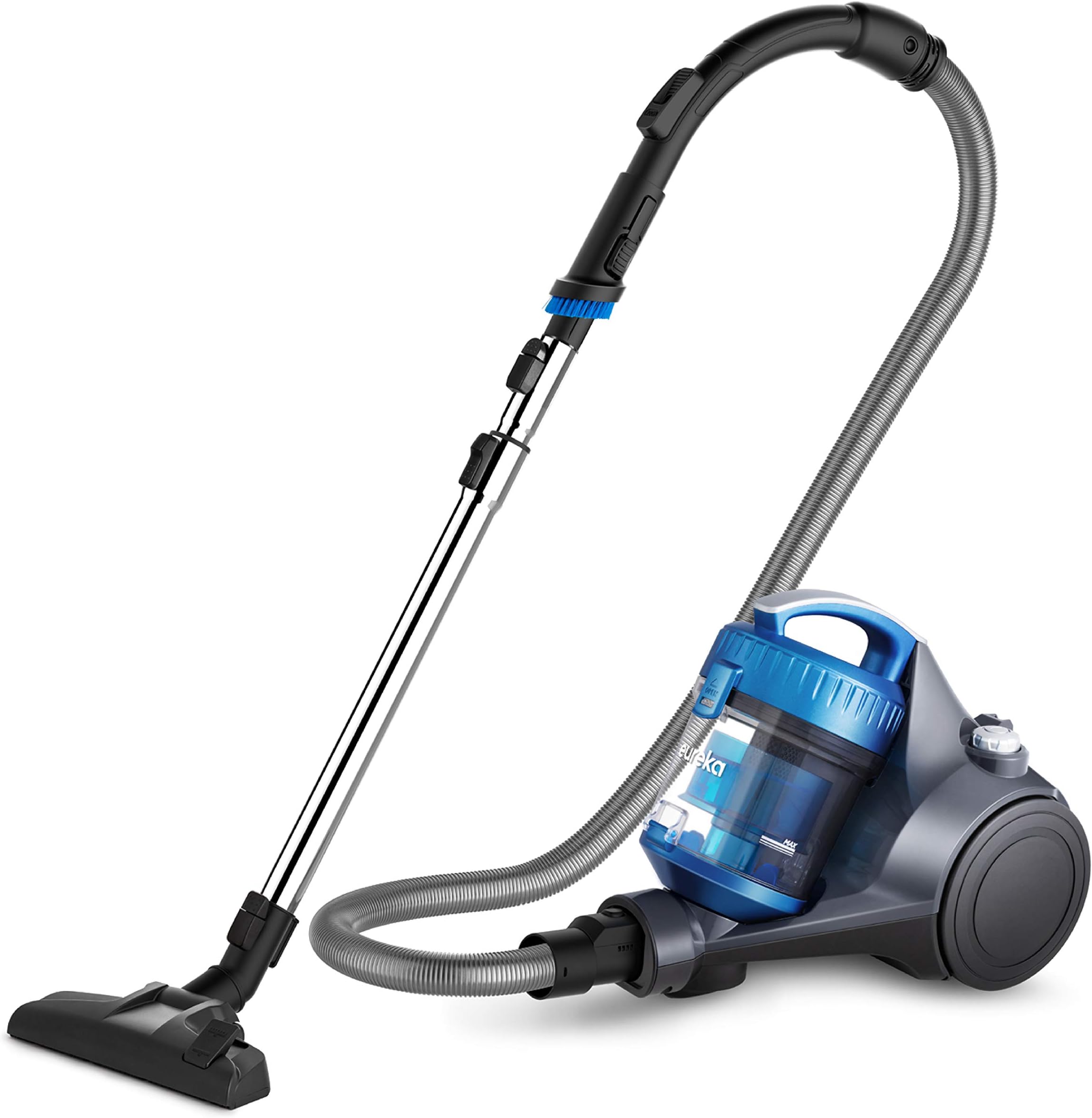 EUREKA 1800W Vacuum Cleaner 2.5L Dust Cup 16Kpa Cyclone Filtration Canister Bagless Vacuum Cleaner Washable Fliter for Pet Hair, Carpet, Tile, 220V, 15K0A-Blue