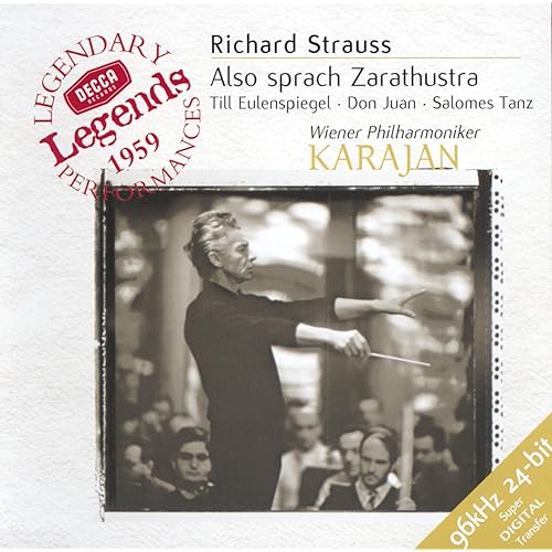 Strauss R Also Sprach Zarathustra Salomes Tanz Don Juan Till Eulenspiegel By Wiener Philharmoniker Herbert Von Karajan On Amazon Music Amazon Com