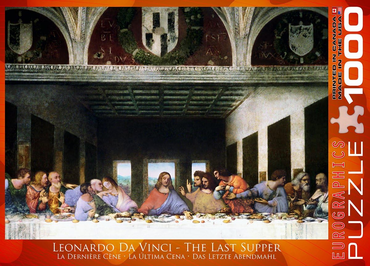 Eurographics the Last Supper by Leonardo Da Vinci Puzzle (1000 Pieces) - Image 5