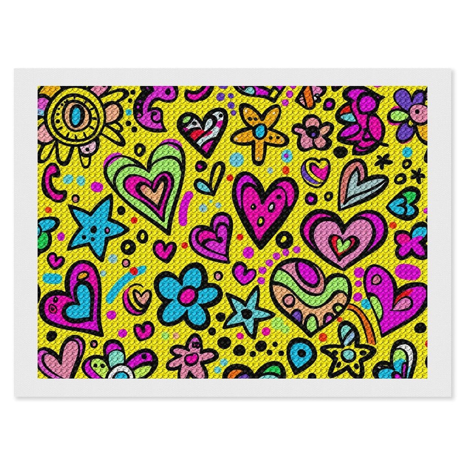 Swirls and Dots Diamond Painting Kits for Adults, DIY 5D Diamond Painting Kits for Beginners, Round Full Drill Diamond Dots Paintings, Diamonds Pictures Gem Art for Crafts Home Decor 12"x16"
