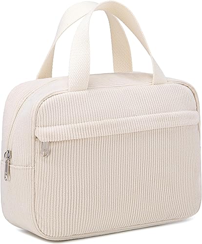 Miniatura 9 de Bolsa de maquillaje para mujer, bolsa de cosméticos grande, organizador de maquillaje, bolsas de aseo de viaje, bolsa impermeable con cremallera