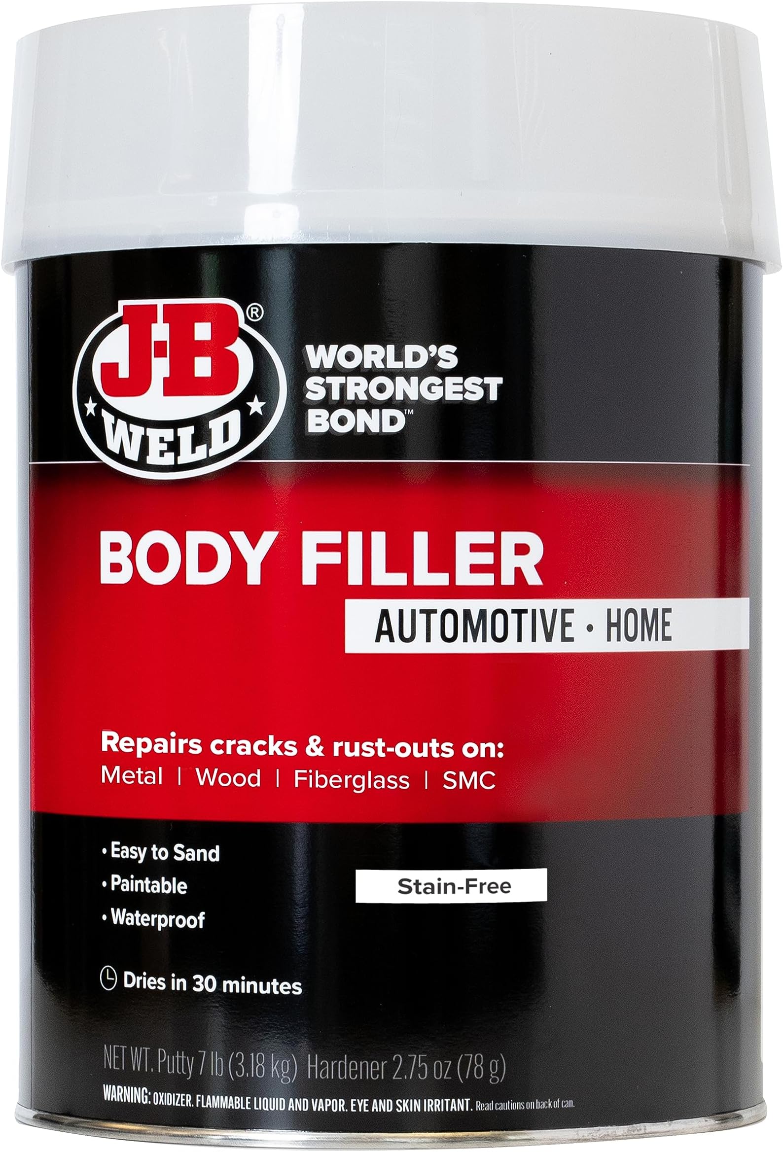 J-B Weld Body Filler - 1 Gallon - Automotive & Home