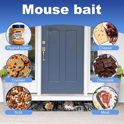 Miniatura 4 de Trampas adhesivas para ratones interiores para el hogar, trampas adhesivas para ratas, extra grandes, para exteriores, trampa de roedores para