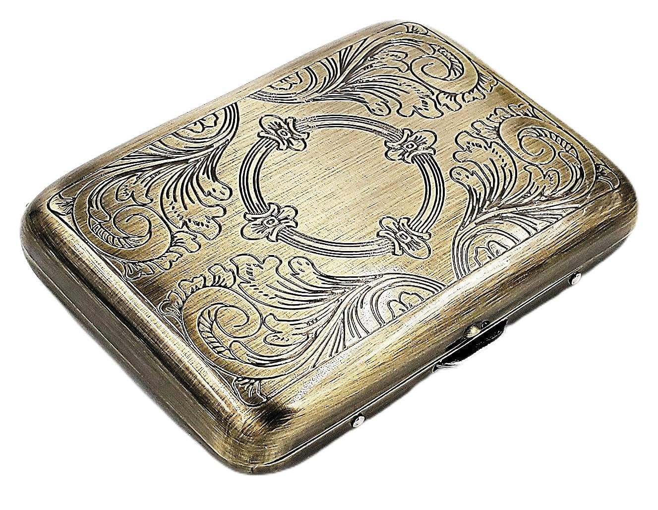 Amazon.com: Classic Metallic Silver Color Double Sided Cigarette  