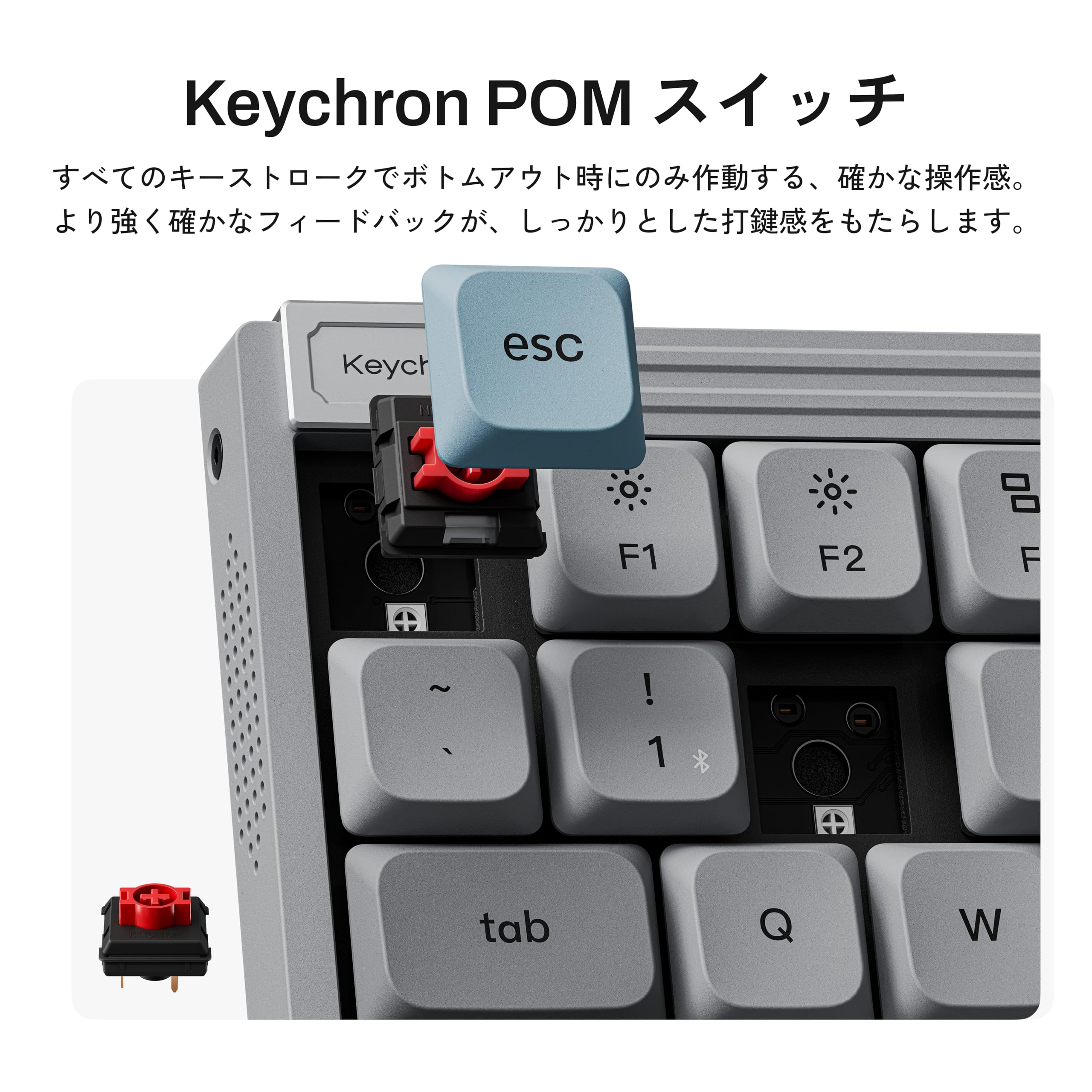 Amazon | 「国内正規品」Keychron J9 75%キーボード 2.4G/Bluetooth