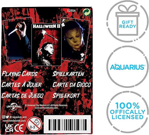 Miniatura 7 de AQUARIUS 2 cartas de Halloween  Baraja de cartas temática de Halloween 2 para tus juegos de cartas favoritos  Mercancía y coleccionables de