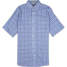 Cremieux Daniel Signature Men's Tencel Lyocell/Linen Blend Short Sleeve Shirt with Pocket