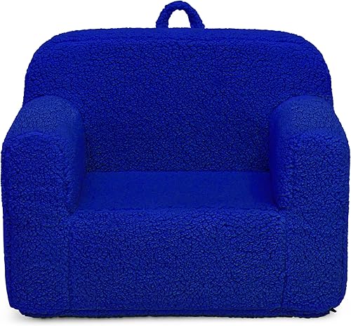 Miniatura 83 de Delta Children Sherpa Cozee Chair - Silla de espuma para niños a partir de 18 meses, color azul polvo Azul polvoriento,Crema,Rosa