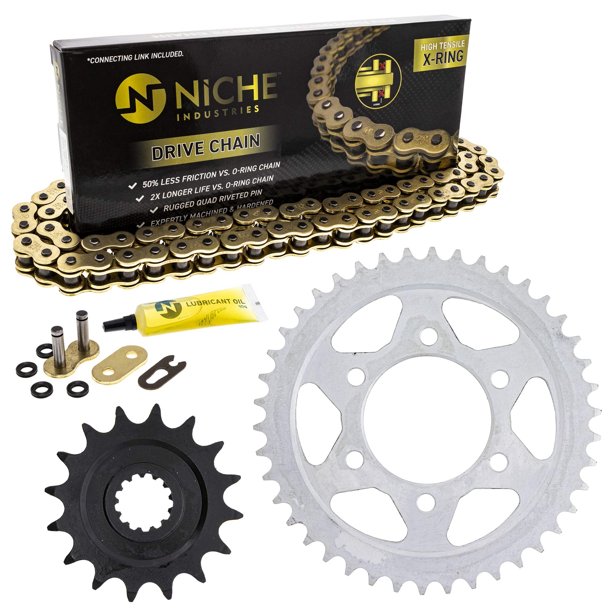 r　sサイズ Amazon.com: NICHE Drive Sprocket Chain Combo for Kawasaki