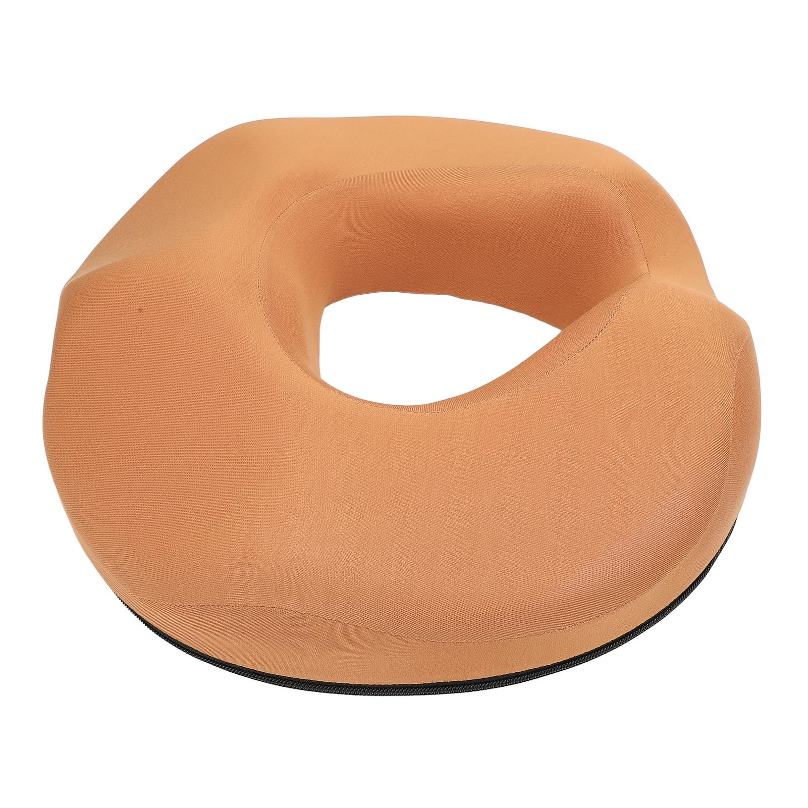 Bediffer Cuscino a Ciambella Cuscino di Supporto per il Coccige Confortevole e Traspirante per Casa Ufficio, Design Ergonomico in Lattice, 1 unità (Arancia)