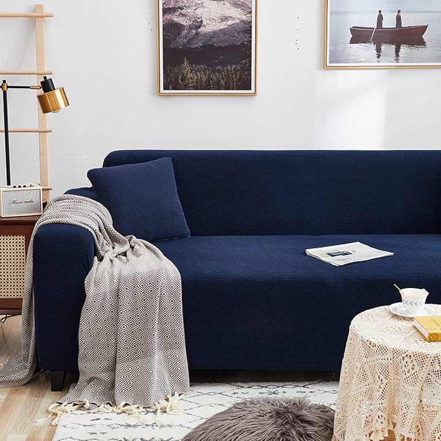 ダークブルー コーナーソファ L字型 ダークブルー コーナーソファ L字型 コーナーソファ＆L字型