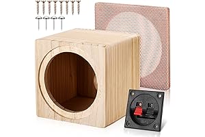 Facmogu 8 Inch Ported Wooden Speaker Enclosure