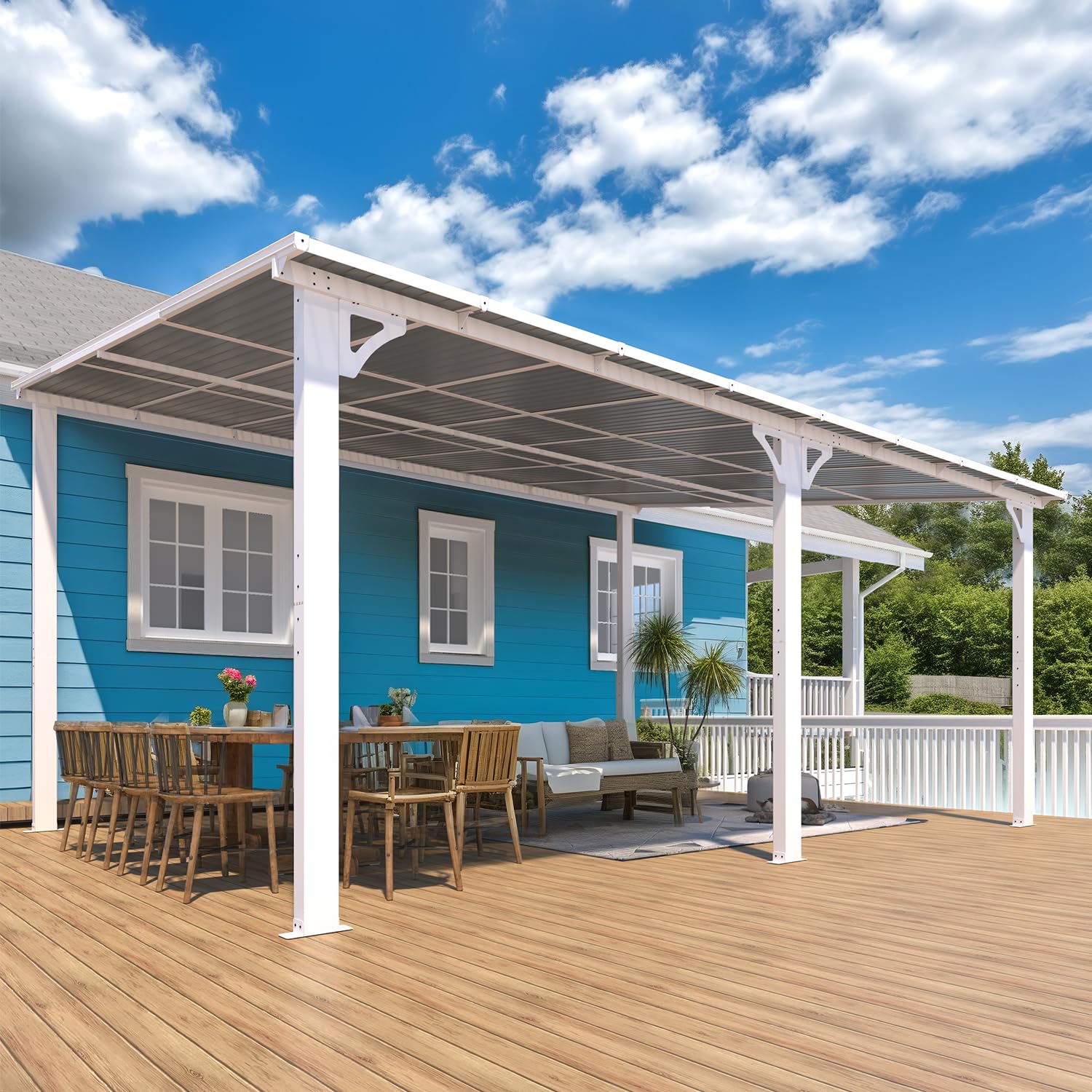 Amazon.com : AECOJOY 16' x 12' Gazebo Outdoor Pergola for Patio