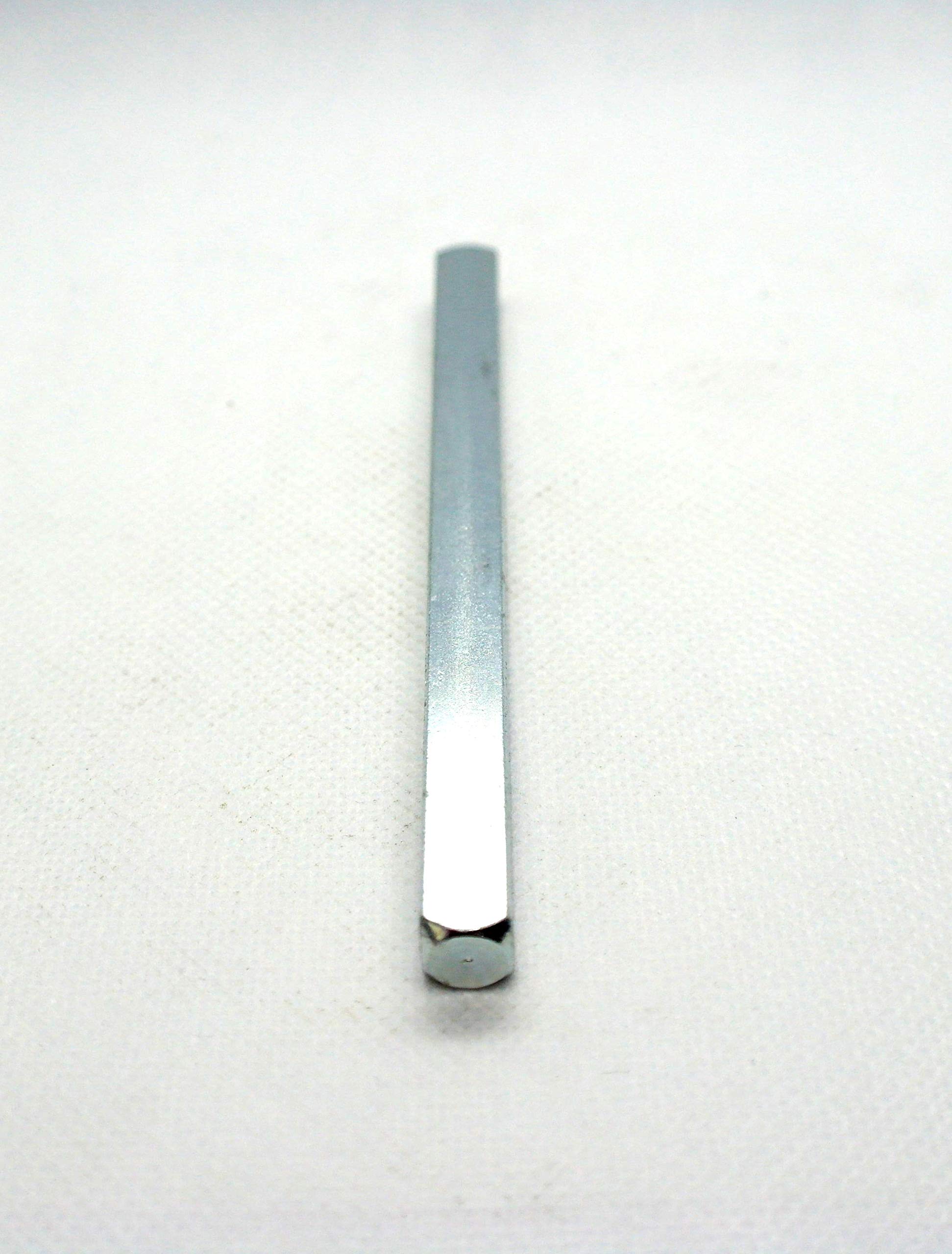 FixitFlo Spindle Bar Plain 8mm x 120mm Length for Door Handle Knob Roses Repairs Pack of 1 (120mm Plain Spindle) - Image 2