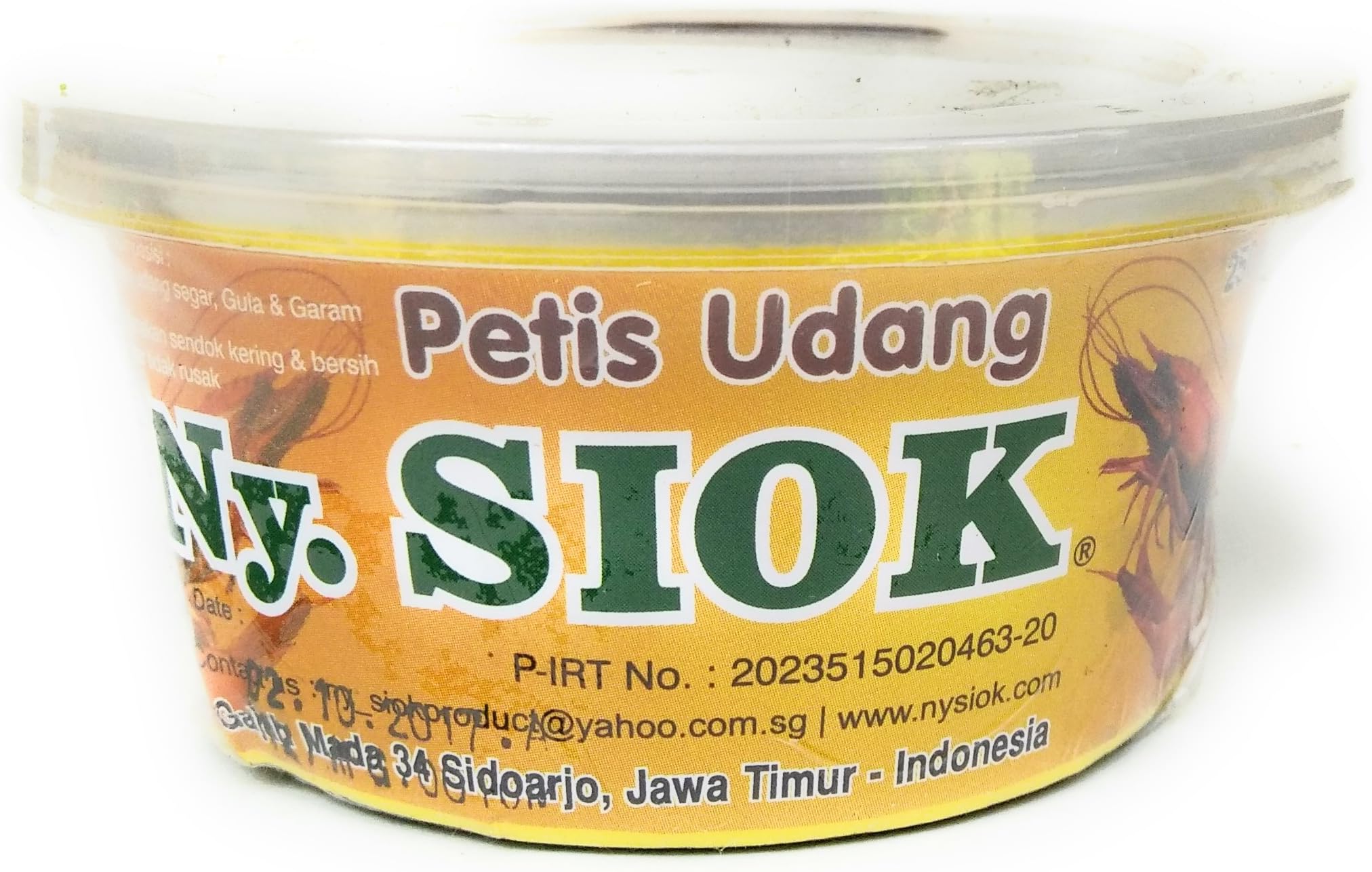 Ny. Siok Petis Udang (Shrimp Paste), 250 Gram