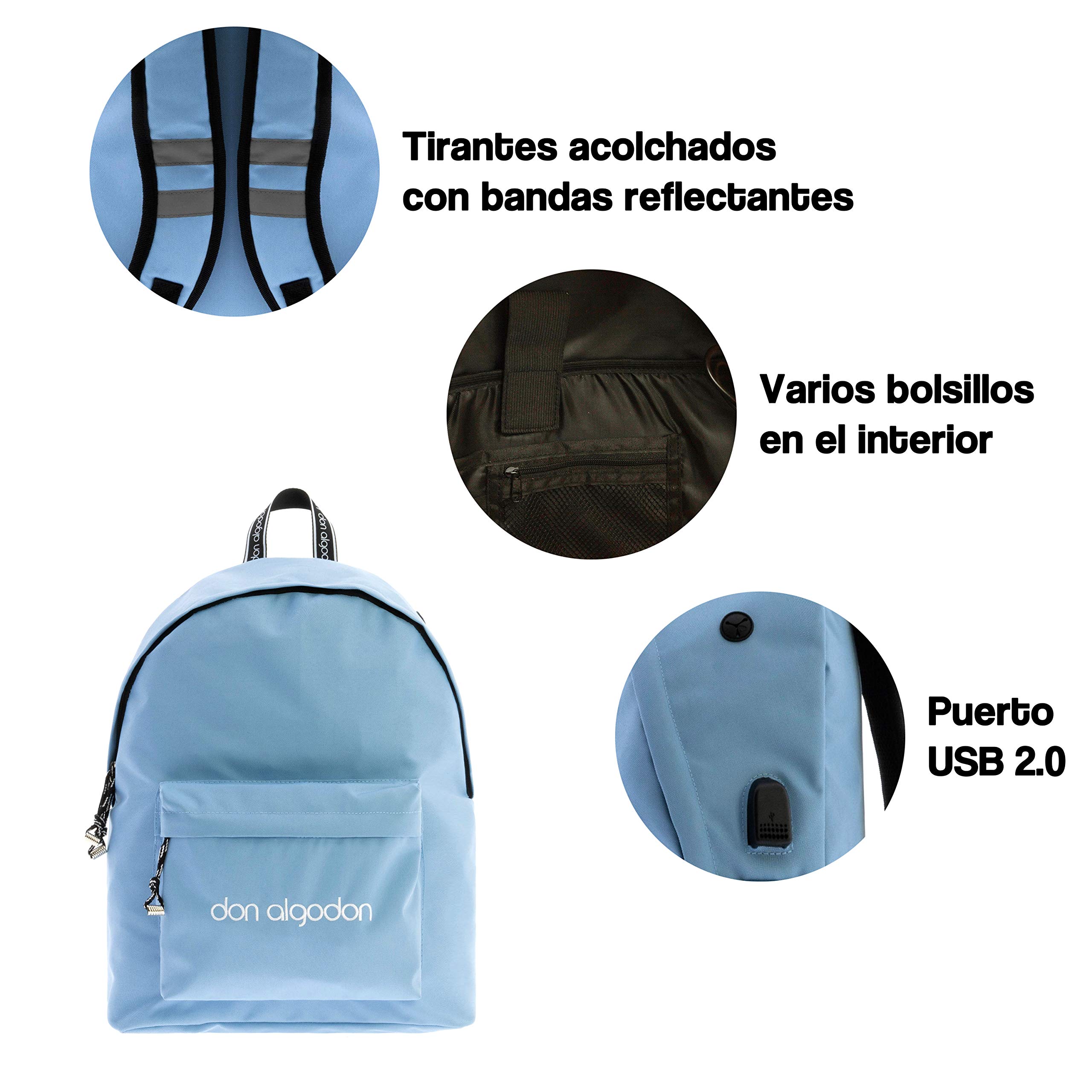 Amazon.es: Don Algodón: Mochilas