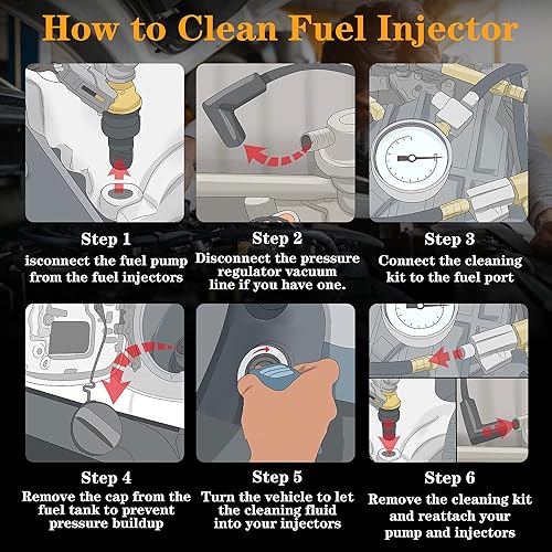 Miniatura 5 de Inyector de combustible 2 agujeros compatible con Ford Expedition F-150 F-350 Super Duty F-250 Super Duty Lincoln Navigator Mark LT reemplaza OE