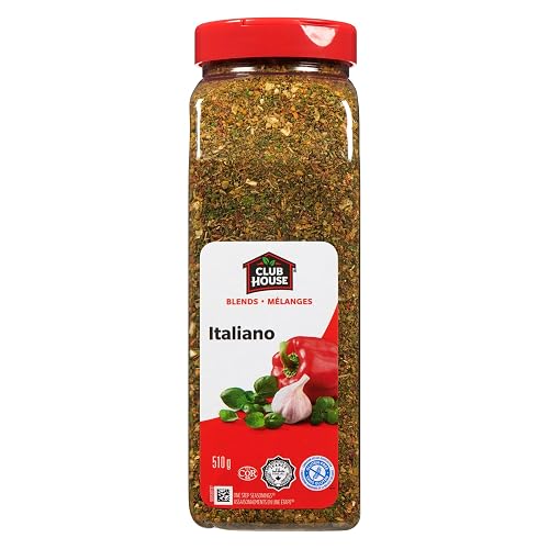 Club House, Quality Natural Herbs and Spices, One Step Seasoning, Italiano, 510g (17.99oz), Product of Canada - Italiano