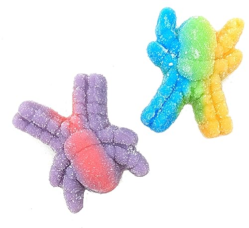 Miniatura 5 de Zweet Sour Gummy Spiders 10 onzas  Caramelo Kosher agrio, caramelo halal  Paquete resellable de caramelos de gomita ácida, insectos de gomita,
