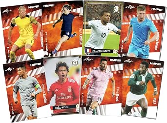 Soccer Superpack - Best Selling Trading Cards - Lionel Messi, Mbappe, Pele, Haaland, Cristiano Ronaldo & More - 8 cards plus bonuses - All Certified Mint+