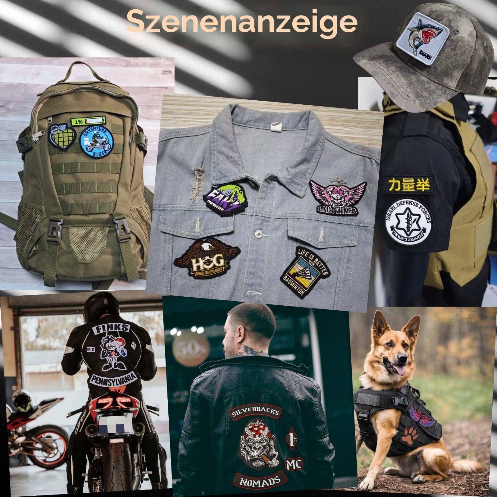 50PCS benutzerdefinierte Stickerei Morale Patches, personalisiertes Logo, Text oder Design Patches für Hüte, Taschen, Jacken und Uniformen mit Klettverschluss, Annähen, Aufbügeln (8cm)