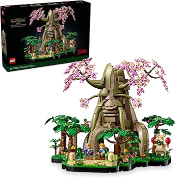 LEGO The Legend of Zelda Great Deku Tree 2in1 - Model Building Set for Adults, Ages 18+ - Collectible Zelda Kit for Home Decor, Office or Bedroom - Gift Idea for Fans of Video Game - 77092