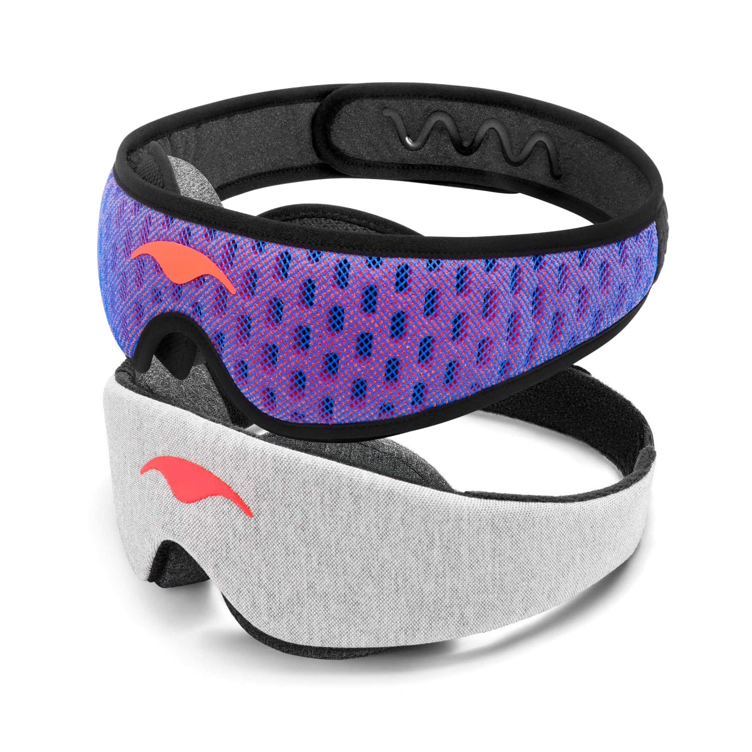 Manta SleepPro Sleeper Bundle - Manta Sleep Mask + Manta Pro Sleep Mask - 100% Total Blackout, Fully Adjustable, Zero Eye Pressure Eye Mask for Sleeping, Travels and Nap