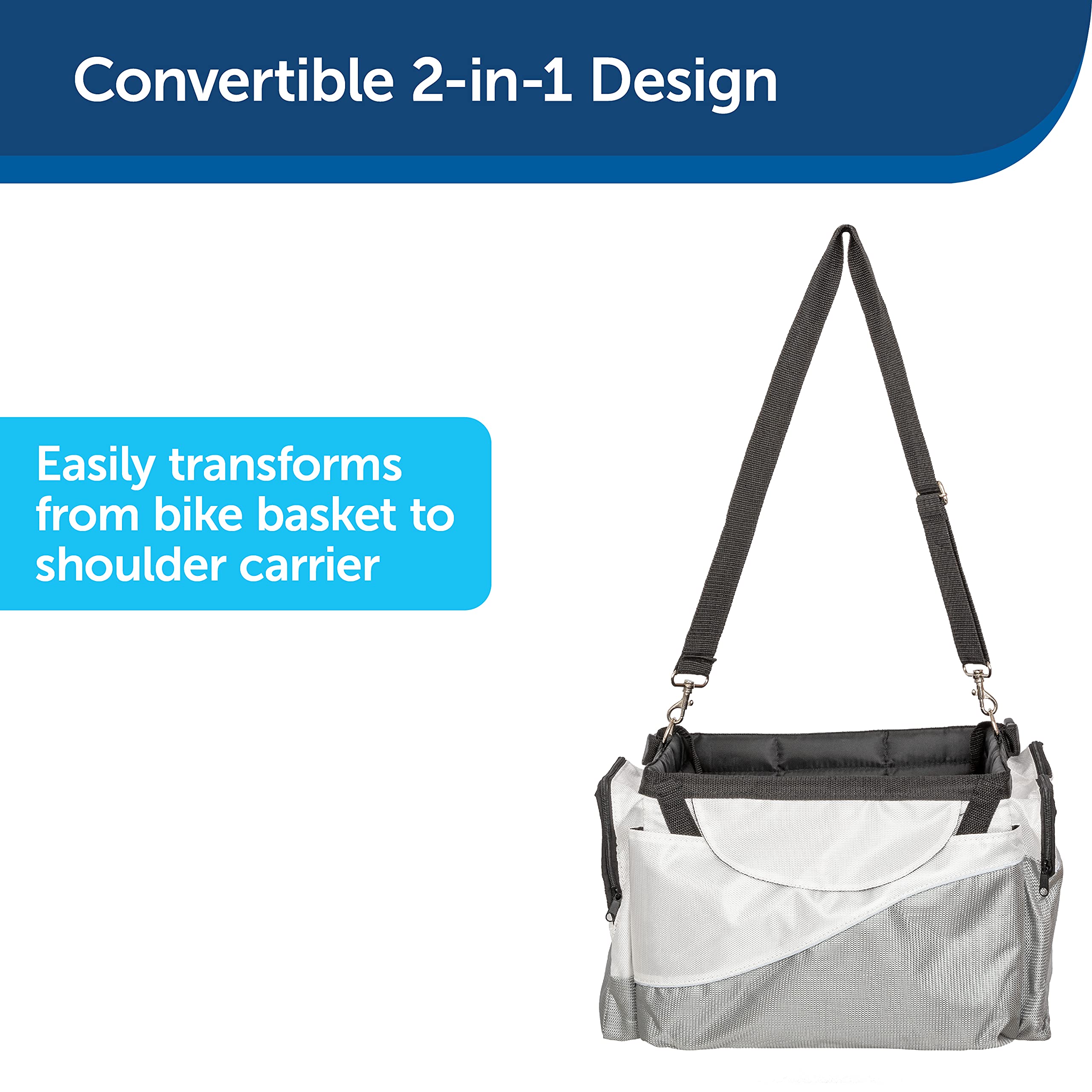 PetSafe Happy Ride Bicycle Basket For Dogs And Cats