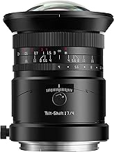 TTARTISAN 17mm F4 ASPH Full Frame Tilt Shift Lens for Fujifilm, Ultra Wide Tilt-Shift with 104° Field of View, Manual Focus, Medium Format Level Image Circle, Compatible with Fuji GFX-Mount Cameras