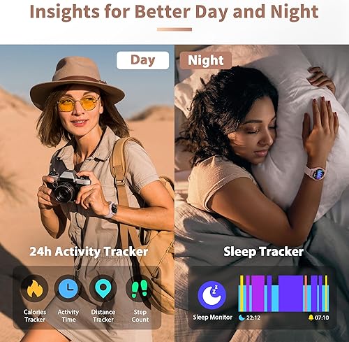 Miniatura 4 de Reloj inteligente para responderhacer llamadas y Alexa con corona giratoria redonda de 1.38 pulgadas, rastreador de actividad física con monitor de