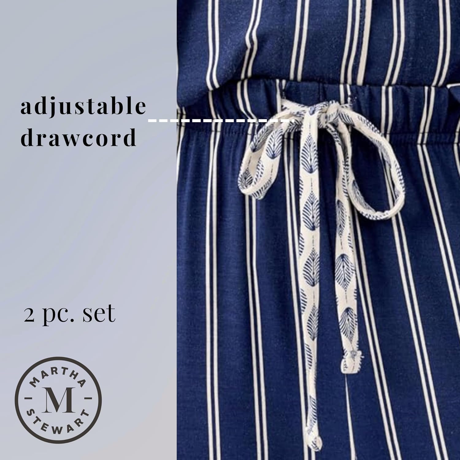 Martha Stewart Cooling Rayon Pajama Set for Women | Long Sleeve, Button-Down Style for Cool, Comfortable Coverage - Image 5