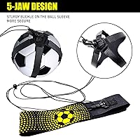 Vista 3 de Equipo de entrenamiento de fútbol/voleibol/rugby, entrenador de patada de fútbol, entrenador de patada de fútbol en solitario, soporte de pelota