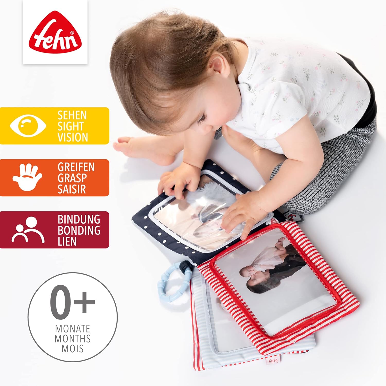 Fehn 00078688 078688 Photo Album Ocean Club for Babies and Toddlers from 0+ Months Multi-Coloured 114 g