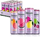 Bloom Nutrition Sparkling Energy Drink - Variety Pack - Natural Caffeine, Zero Sugar, 180mg Caffeine - Antioxidant-Rich with Green Coffee Bean, Green Tea Extract, Prebiotics - 12oz 12 Pack