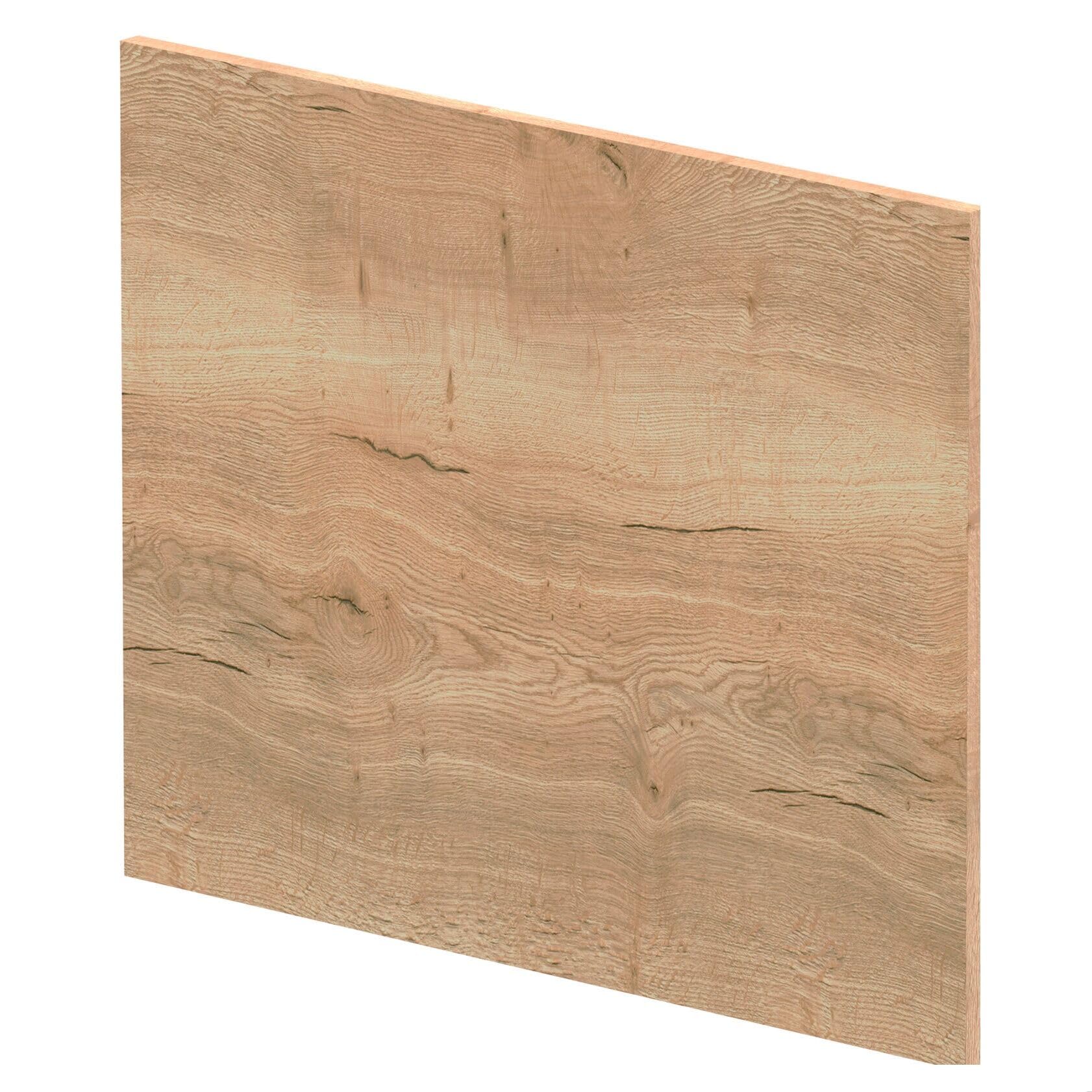 Balterley Brown Wooden Bath End Panel 700Mm, End Bath Panels, Straight Bathroom Panels For Bathtub, Water Resistant Panel Covering For Bathroom Baths And Soaking Tubs (Autumn Oak)