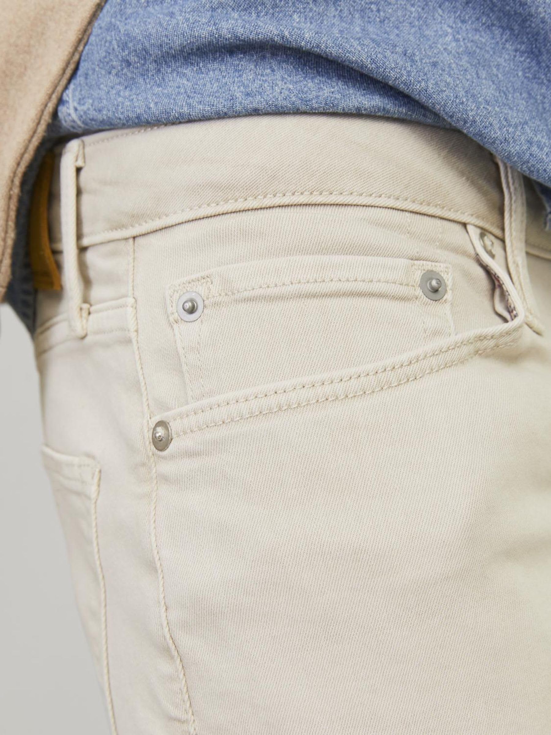 JACK & JONES Herren Jjimike Jjevan Cj 977 Moonbeam Jeans, Moonbeam, 27W / 30L – Ansicht 6