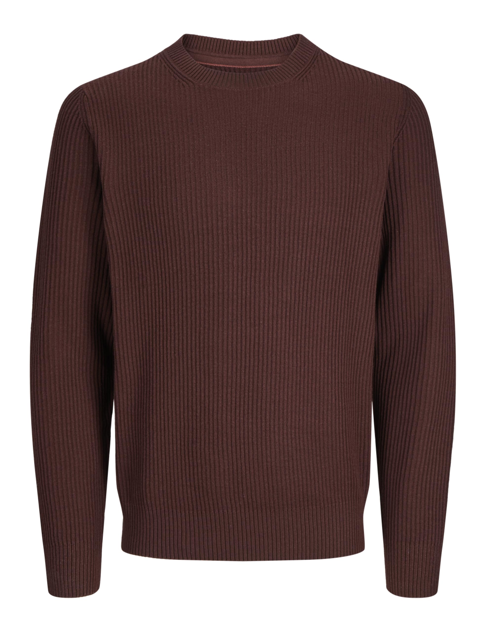 Jack & Jones Men's Bitter Chocolate Jprblaliam Knit Crew Neck Knitted Jumper, S